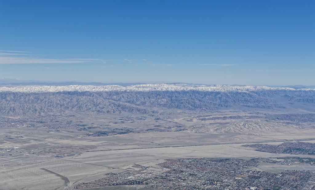Across the Coachella Valley to Snow Capped Ridges and Peaks in Joshua Tree National Park