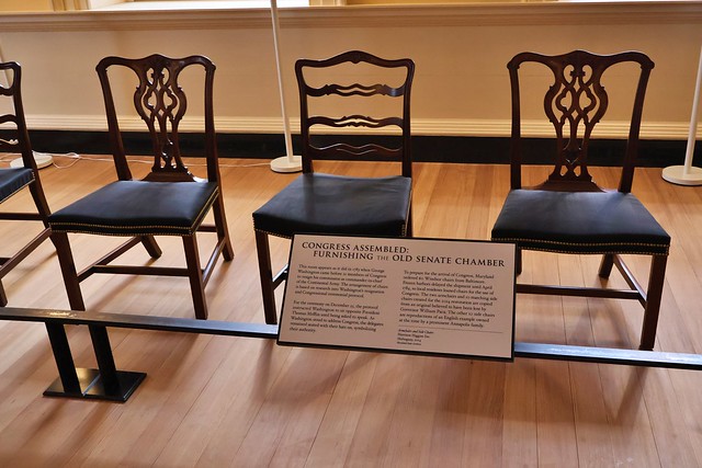 Annapolis: Maryland State House - Senate Armchairs