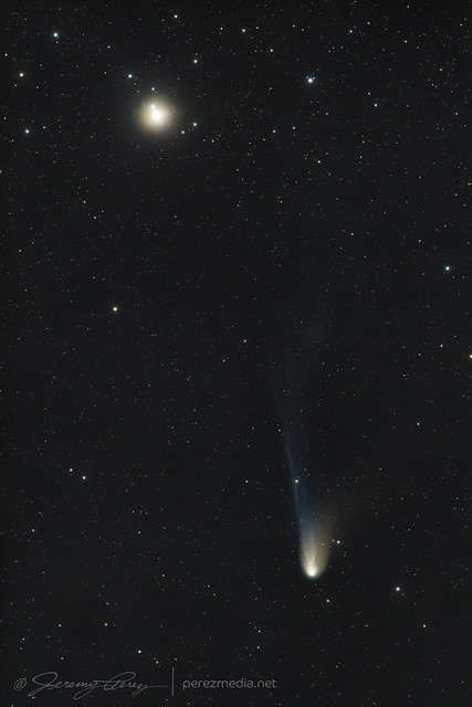 11 April 2024 — Robinson Crater, Arizona, USA — Comet 12P/Pons-Brooks and Jupiter