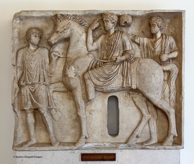 Funerary relief of a horseman (Salian priest?)