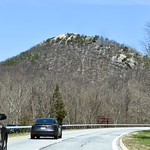 View of The Torne peak from Route 6A, Highlands, New York (USA) 