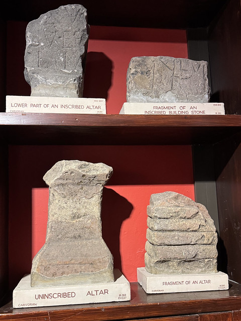 Fragments from Carvoran Roman Fort