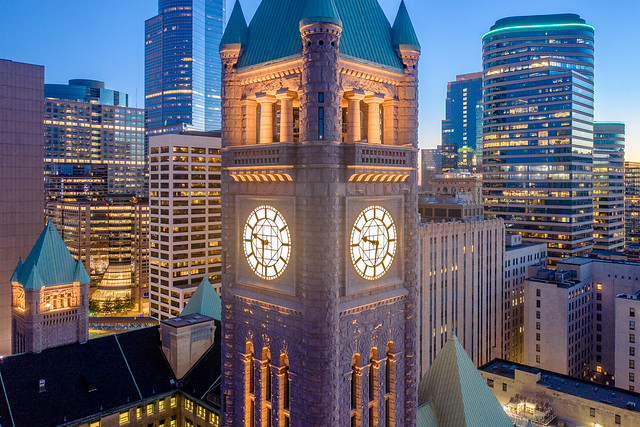 Minneapolis City Hall clock tower