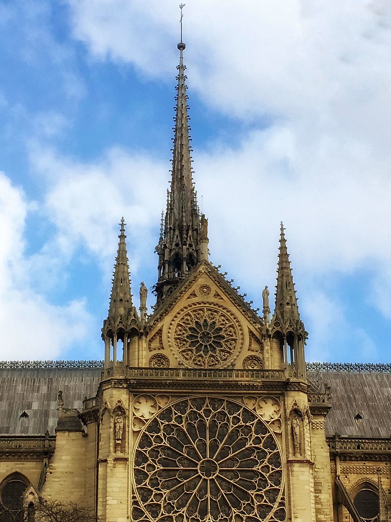 Paris France - Original Spire Notre-Dame - Spire of Notre-Dame de Paris