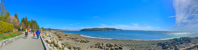 Panoramic view from the Centennial Sea Walk
