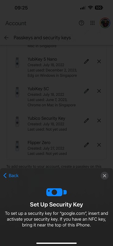 Yubikey 5C NFC - Setup Security Key #2