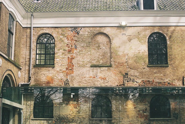 Medieval walls. Dordrecht, The Netherlands