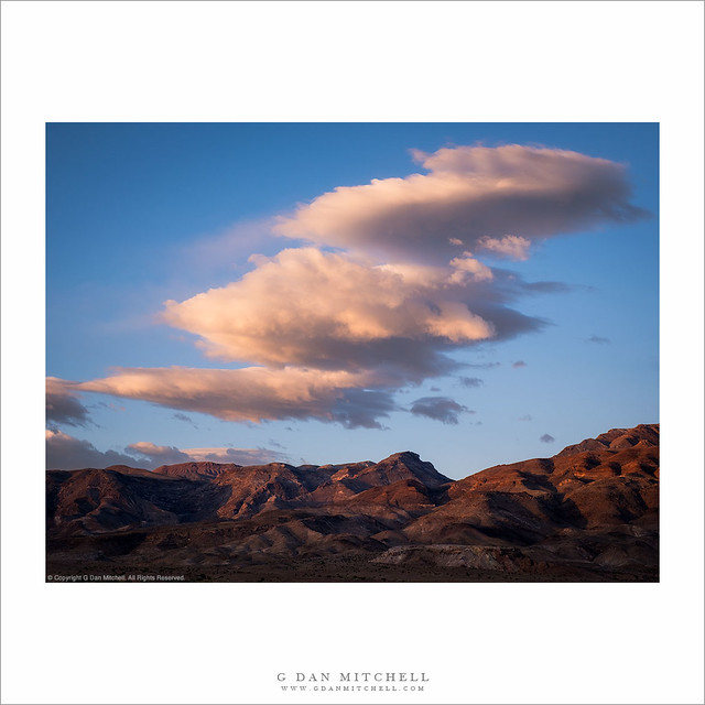 Evening Clouds, Desert Mountains