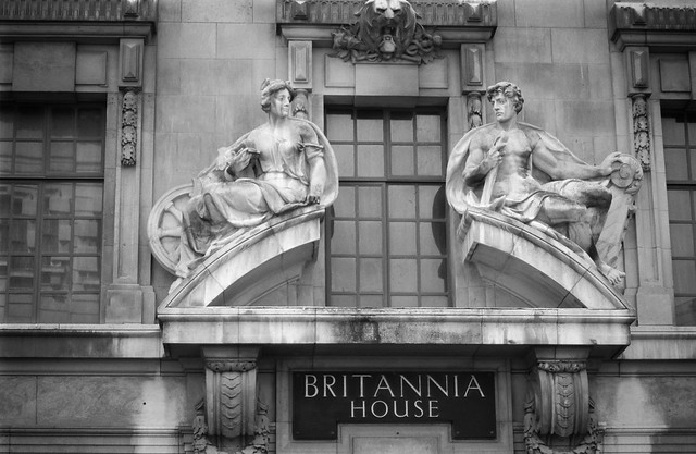 Sculpture, Britannia House, 16-17, Old Bailey, City, 1994, 94-7s-52