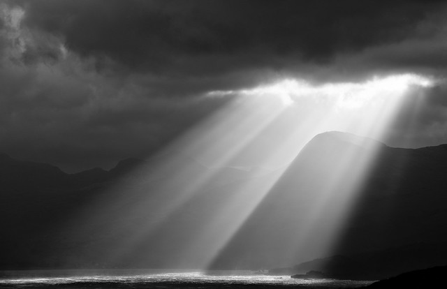 Storm Babet on Upper Loch Torridon