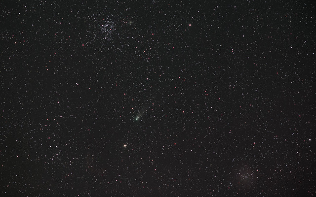 Comet 21P/Giacobini-Zinner with M35 and the 
