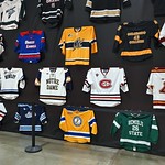 2024 Frozen Four The 2024 Frozen Four featured Boston College, Boston University, Michigan and Denver. Denver ended up winning the title with an upset win over favorite BC.

&lt;i&gt;&lt;b&gt;Xcel Energy Center (2024 Frozen Four). St. Paul, Minnesota.&lt;/b&gt;&lt;/i&gt;