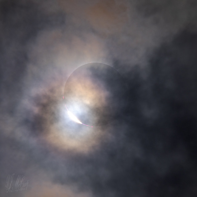Solar Eclipse Diamond Ring