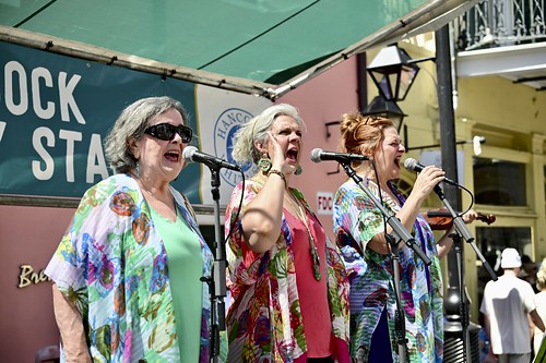 Pfister Sisters at French Quarter Fest 2024. Photo by Michael White.