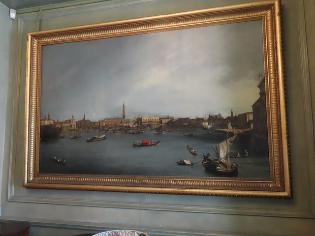 Painting of Venice in the Drawing Room at Upton House and Gardens