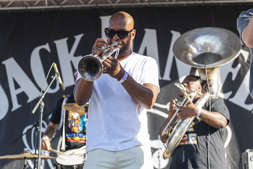 Rebirth Brass Band at French Quarter Fest 2024. Photo by Kristen Derr.