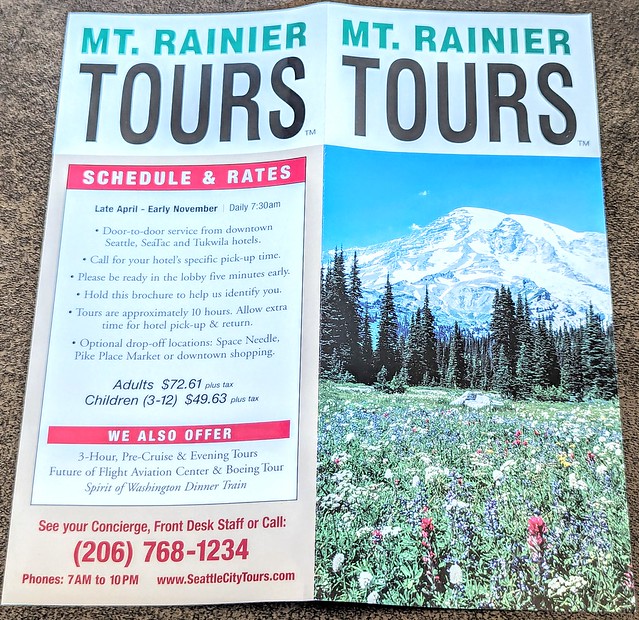 Mt. Rainier Tours Pamphlet (1)