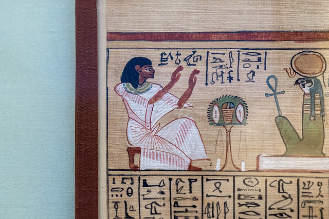 Egyptian Book of the Dead, Hunefer proclaims the sins he did not commit