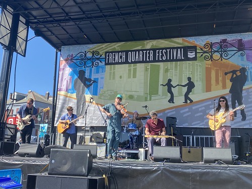 Lost Bayou Ramblers at French Quarter Fest 2024. Photo by Carrie Booher.