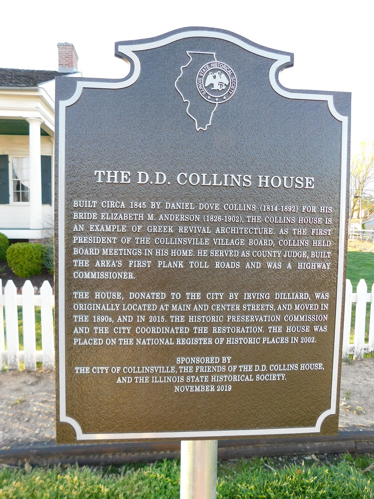 DD Collins House Historic Marker