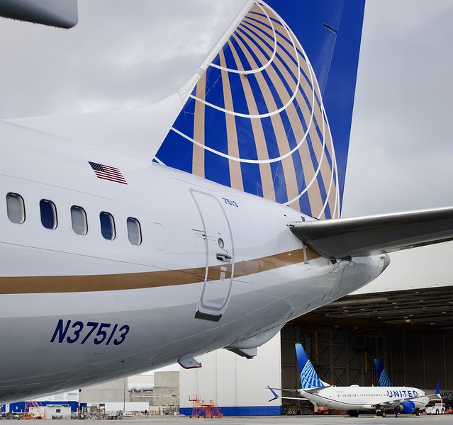 2019 United Airlines Boeing 737 MAX 9 N37513 San Francisco International Airport 2024.
