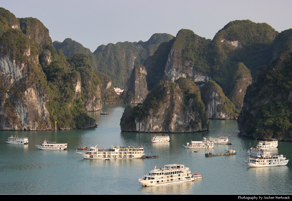 View from Ti Top Viewpoint, Halong Bay, Vietnam