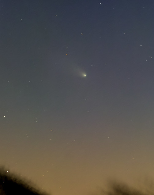 Comet C/2021 A1 (Leonard) on December 22, 2021