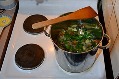 Veggie Soup - Cooking
