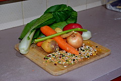 Veggie Soup - Raw Ingredients