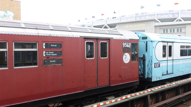 NYCT IRT Main Line R36 9542 at Yankee Stadium