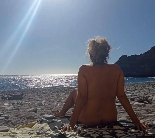 Nudist time beach
