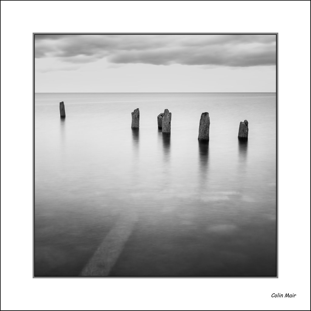 6 groynes, standing in a row....2024-03-16th