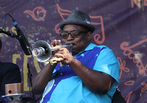 Kevin Louis at French Quarter Fest 2024. Photo by Demian Roberts