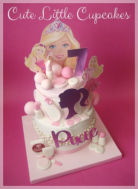 Barbie Pamper Party Cake