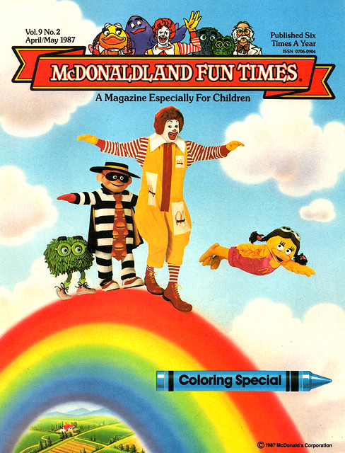 Mcdonaldland Fun Times: Vintage Magazine Issue Vol. 9 No. 2 1987 (McDonald's Corporation)