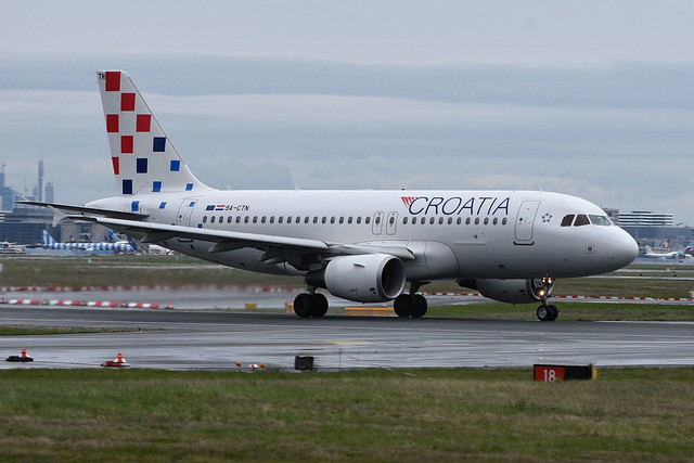 9A-CTN A319 Croatia Airlines