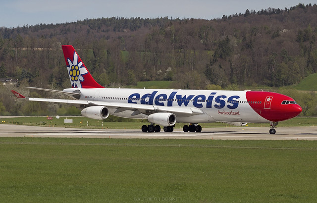 [Zürich - Kloten] Airbus A340 - Edelweiss 🇨🇭
