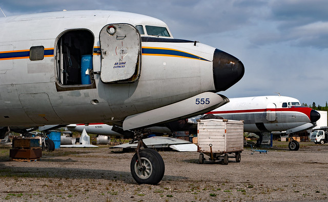 N555SQ DC6 Everts Air Cargo FAI 002