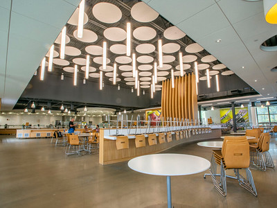 Interior view of Putnam Dining Hall. Photo by Sean Flynn. 