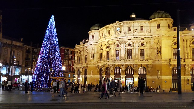 Teatro Arriaga, luces de navidad