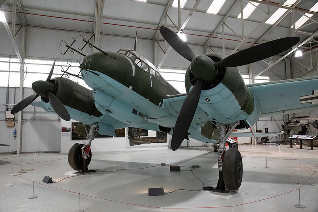 360043 Junkers Ju-88 R-1 ex-Luftwaffe preserved at the RAF Museum Cosford | EGWC 28/Feb/2024 Cosford | EGWC 28/Feb/2024