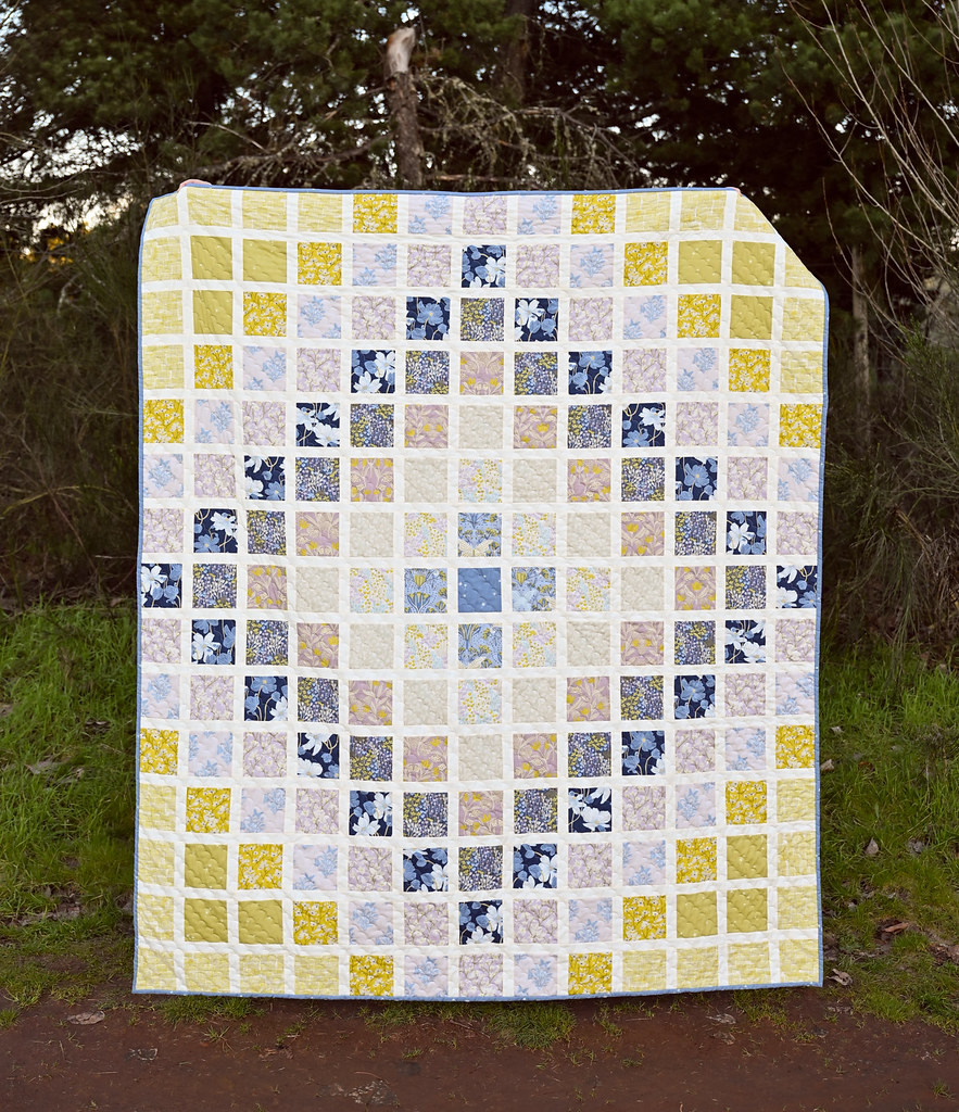 The Fiona Quilt in Fresh Linen - Kitchen Table Quilting