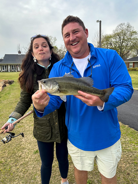 Largemouth Bass caught in Denison, Texas