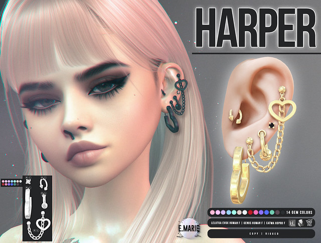 e.marie - Harper Earrings @ ｅｑｕａｌ１０