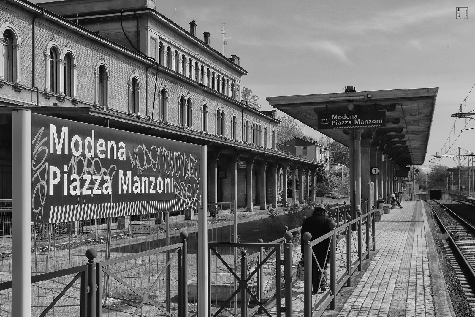 #a0777 Modena, Stazione Piccola, ferrovie provinciali - bn
