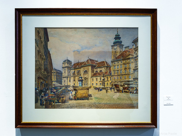 Ernst Graner: Markt auf der Freyung in Wien, 1912