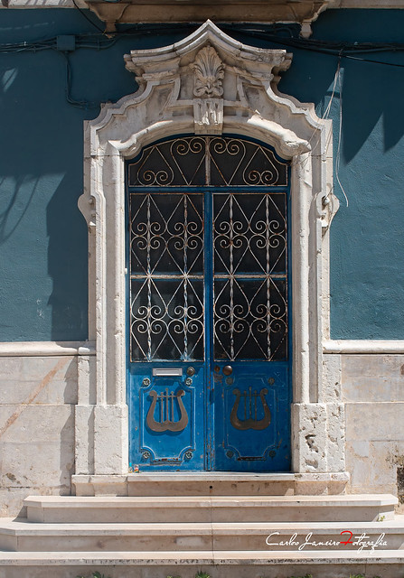 Beyond this blue door, a haunting melody lingers