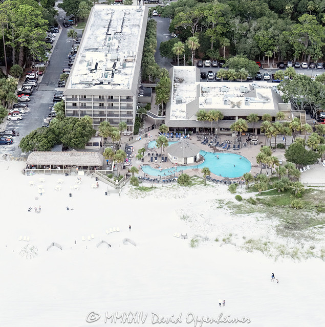Beach House Resort on Hilton Head Island in South Carolina Aerial View