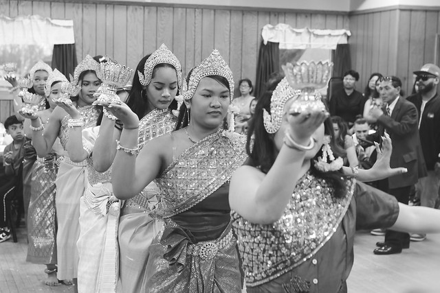 Cambodian dance troop - New year performance