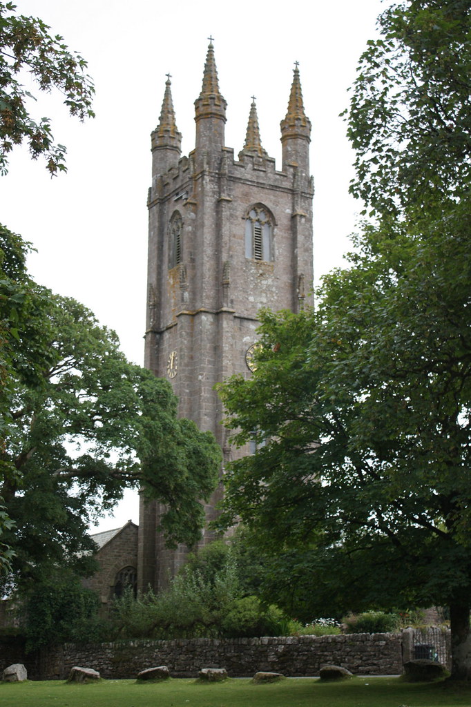 Widecombe-in-the-Moor: Glockenturm der St Pancras Church - “The Cathedral of the Moor”